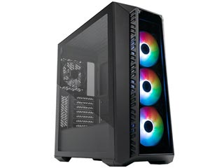 Cooler Master MasterBox 520 Windowed Mid-Tower Case Tempered Glass - Black [MB520-KGNN-S01]