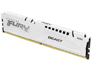 Kingston 16GB Fury Beast DDR5 5600MHz CL36 - White [KF556C36BWE-16]