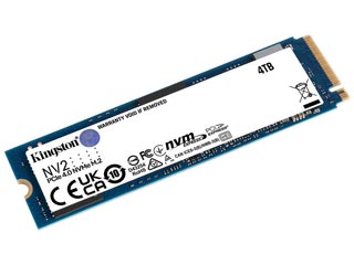 Kingston 4TB NV2 NVMe M.2 PCI-Express SSD [SNV2S/4000G]