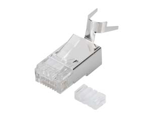 Digitus Modular RJ45 Shielded Plug for Round Cable - Cat6A [AK-219604]