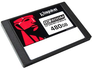Kingston 480GB DC600M Data Center Enterprise 2.5 SSD SATA III - Mixed-Use [SEDC600M/480G]