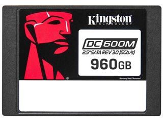 Kingston 960GB DC600M Data Center Enterprise 2.5 SSD SATA III - Mixed-Use [SEDC600M/960G]