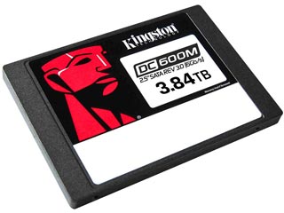 Kingston 3.84TB DC600M Data Center Enterprise 2.5 SSD SATA III - Mixed-Use [SEDC600M/3840G]