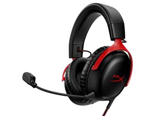 HyperX Cloud III - Wired Gaming Multi-Platform Headset with DTS Spatial Surround Audio - Black / Red [727A9AA]