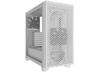 Corsair 3000D Airflow Windowed Mid-Tower Case Tempered Glass - White