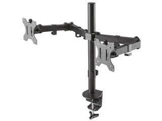Neomounts by Newstar FPMA-D550D - Mounting kit - for 2 LCD displays (full-motion) - black - screen size: 10"-32" - clamp mountable, grommet, desk-mountable | FPMA-D550DBLACK