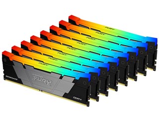 Kingston 256GB FURY Renegade RGB DDR4 3200Mhz Non-ECC CL16 (Kit of 8)