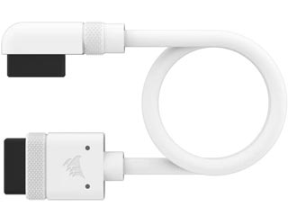Corsair iCUE Link Cable Kit 2x 90° 200mm - White [CL-9011131-WW]