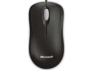Microsoft Basic Optical Mouse - Black [P58-00059]