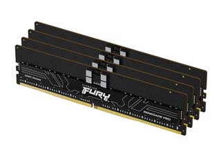 Kingston 128GB FURY Renegade Pro DDR5 6000MHz ECC Registered CL32 (Kit of 4)