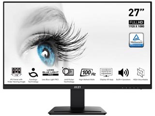 MSI Pro MP273A Full HD 27¨ Wide LED IPS - 100Hz / 1ms