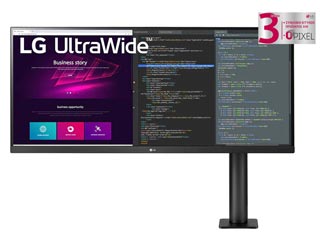 LG Electronics Ergo Series 34WN780P-B Ultra Wide Quad HD 34¨ Wide LED IPS - 75Hz / 5ms with AMD FreeSync - HDR Ready
