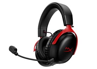 HyperX Cloud III - Wireless Gaming Multi-Platform Headset with DTS Spatial Surround Audio - Black / Red [77Z46AA]