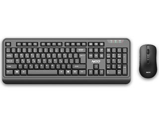 NOD BusinessPro Wireless Keyboard and Mouse Desktop Set - GR Layout