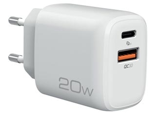 NOD E-WALL AC20 20W Universal USB Charger