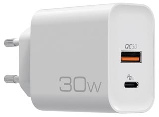 Nod E-WALL AC30 30W Universal USB Charger