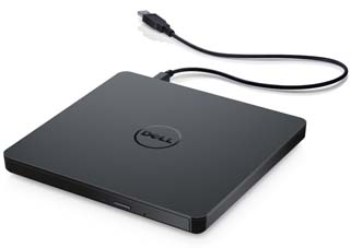 Dell DW316 Slim External Portable USB DVD-RW - Black [784-BBBI]