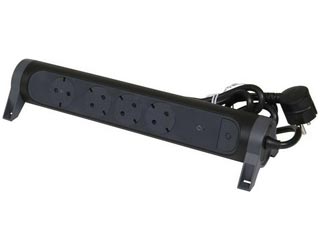 Legrand Πολύπριζο 4 Θέσεων (Schuko) με Προστασία Υπέρτασης - 1.5m