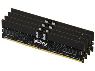 Kingston 128GB Fury Renegade Pro 6400MHz DDR5 ECC Registered CL32 (Kit of 4)