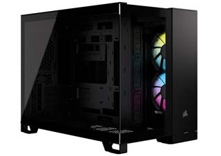 Corsair 2500X RGB Windowed Mid-Tower Case Tempered Glass - Black