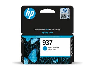 HP 937 Cyan Inkjet Print Cartridge