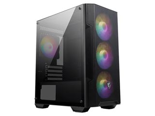 MSI MAG Forge M100A Windowed Micro ATX Tower Case Acrylic Panel - Black