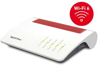 AVM Fritz! Box 5590 Fiber GPON Wireless (Wi-Fi 6) Dual Band