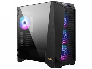 MSI MEG PROSPECT 700R Windowed Mid-Tower Case Tempered Glass - Black