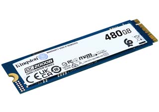 Kingston 480GB DC2000B Data Center Enterprise M.2 PCIe 4.0 NVMe SSD [SEDC2000BM8/480G]