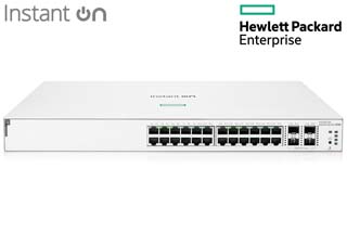 HPE Networking Instant On 1930 24-Port 10/100/1000 370W Class4 PoE + 4-Port SFP+ Managed Gigabit Switch