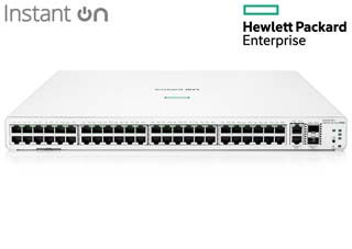 HPE Networking Instant On 1960 48-Port 10/100/1000 + 2-Port Base-T 10Gbps + 2-Port SFP+ Managed Gigabit Switch