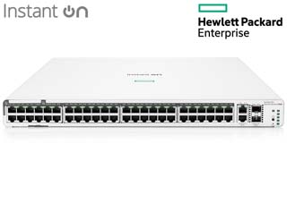 HPE Networking Instant On 1960 40-Port 10/100/1000 600W Class4 PoE + 8-Port 10/100/1000 Class6 PoE + 2-Port Base-T 10Gbps + 2-Port SFP+ Managed Gigabit Switch