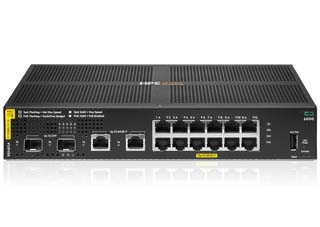 HPE Aruba Networking CX 6000 12-Port 10/100/1000 BASE-T 139W Class4 PoE + 2-Port 1Gbps + 2-Port SFP Gigabit Switch