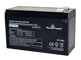 Powertech Replacement Battery Cartridge 12V 7Ah (15.1x6.5x9.5cm) [PT-1201]