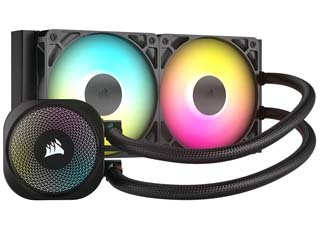 Corsair Nautilus RS RGB 240mm Liquid CPU Cooler - Black