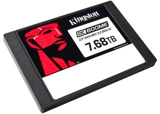 Kingston 7.68TB DC600ME Data Center Enterprise 2.5 SSD SATA III - Mixed-Use [SEDC600ME/7680G]