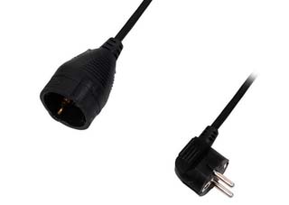 Sonora Προέκταση καλωδίου (Schuko) - 3m - Black