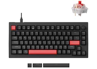 Keychron Lemokey X4 75% QMK Wired Mechanical Keyboard - Red Switches - US Layout [X4-A1]