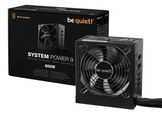 Be Quiet! System Power 9 CM - Bronze Rated 600W Power Supply [BN302]