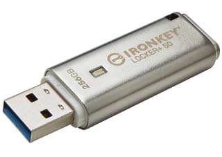 Kingston IronKey Locker+ 50 - 256GB XTS-AES