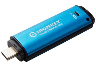 Kingston IronKey Vault Privacy 50 Type-C - 128GB XTS-AES-256