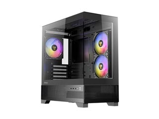 Antec CX500M ARGB Windowed Mid-Tower Case Tempered Glass - Black [0-761345-10143-1]