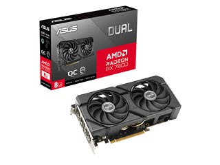 Asus Radeon RX 7600 XT Dual EVO OC 8G [90YV0LD0-M0NA00]