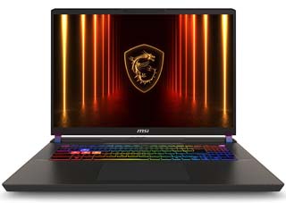 MSI Vector 17 HX AI A2XWHG - Ultra 9-275HX - 32GB - 2TB SSD - Nvidia RTX 5070 Ti 12GB - Windows 11 Pro - Quad HD+ 240Hz Display [9S7-17S372-026]