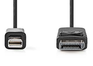 Nedis Καλώδιο Mini DisplayPort (Male) to DisplayPort (Male) - 2.0m