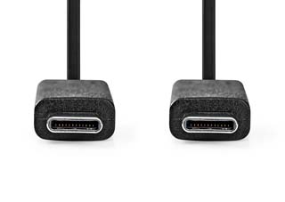 Nedis Καλώδιο USB 3.2 Gen 2 Type-C (Male σε Male) - 100W - 1.0m