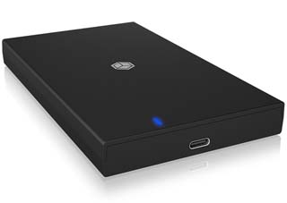 RaidSonic Icy Box External USB-C 3.2 Gen 1 Enclosure for 2.5¨ SATA HDD/ SSD - Black [IB-200T-C3]