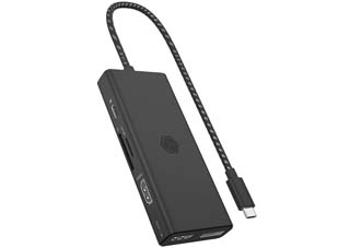 RaidSonic Icy Box 9-in-1 USB-C 3.2 Gen 1 to 3x USB-A/ 1x USB-C/ 2x HDMI/ 1x DisplayPort/ 2x SD Card Reader Docking Station