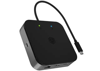 RaidSonic Icy Box 7-in-1 USB-C 4 to 2x USB-A/ 1x USB-C/ 1x HDMI/ 1x DisplayPort/ 1x Combo Jack/ 1x RJ-45 Gigabit LAN Docking Station