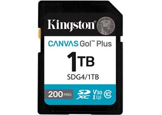 Kingston Canvas Go Plus Gen 4 1TB SDXC Class 10 UHS-1 U3 V30
